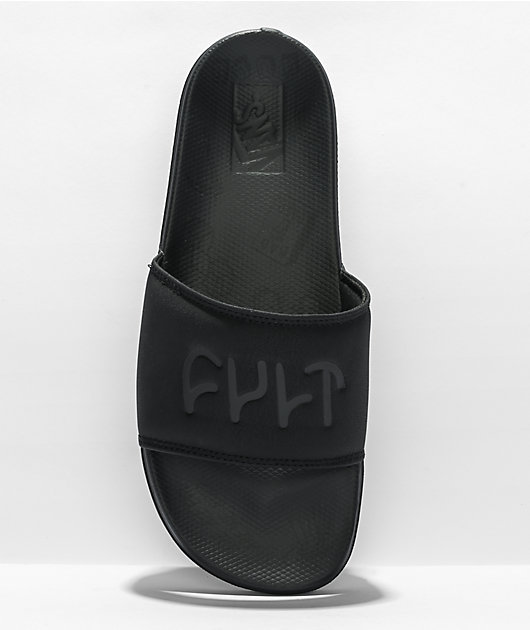 Vans La Costa Cult Black & Grey Slide Sandals