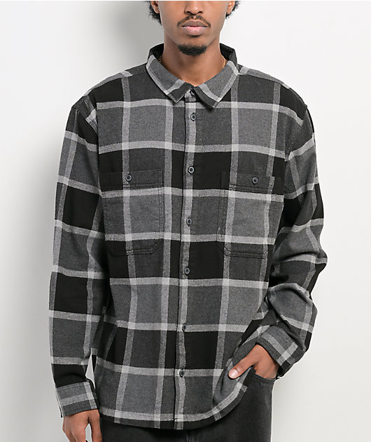 Vans Larkspur Black Flannel Shirt | Zumiez