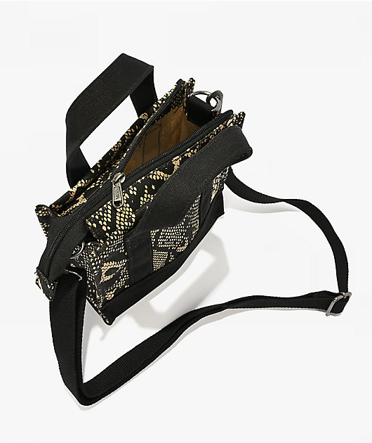 Vans Lil Pergs Snakeskin & Black Mini Tote Bag