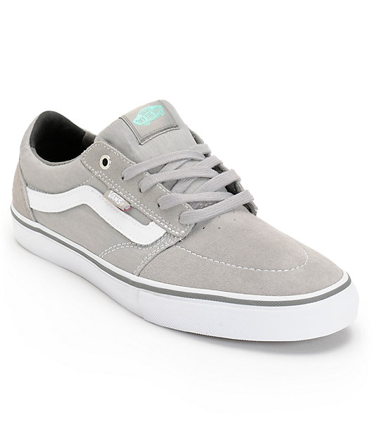 vans shoes grey and green