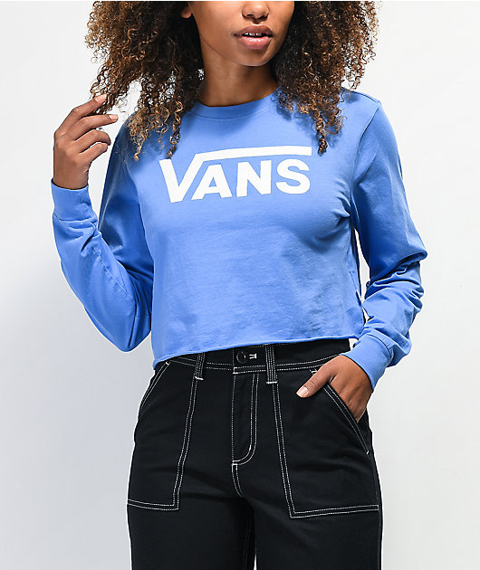 Vans Logo Graphic camiseta corta azul de manga larga