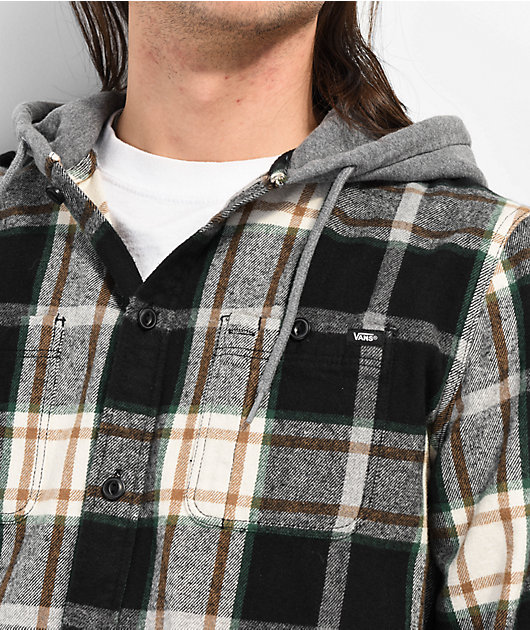 Vans best sale green flannel