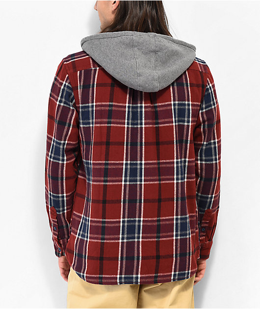 Pacsun flannel outlet hooded