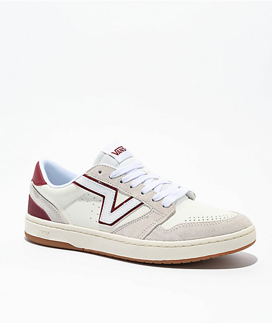 Vans Lowland 2.0 Vintage Red & Gum Skate Shoes | Zumiez