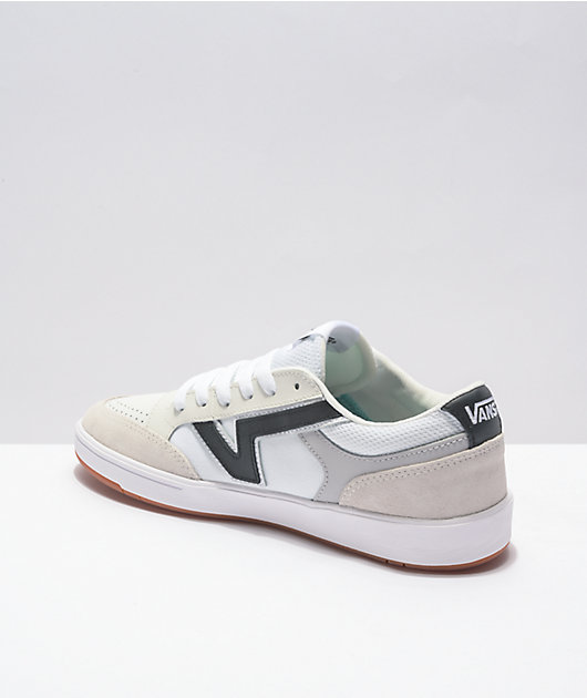 vans lowland staple white