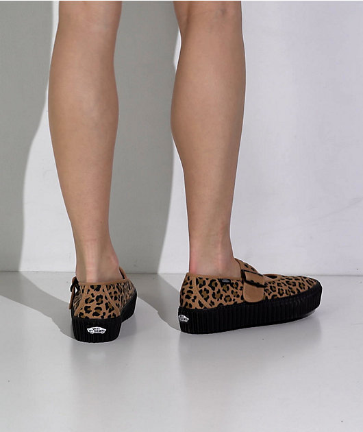 Vans Mary Jane Creeper Leopard Shoes | Zumiez