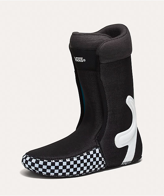 Vans Men's Hi-Standard Pro Black & White Snowboard Boots 2026 | Zumiez