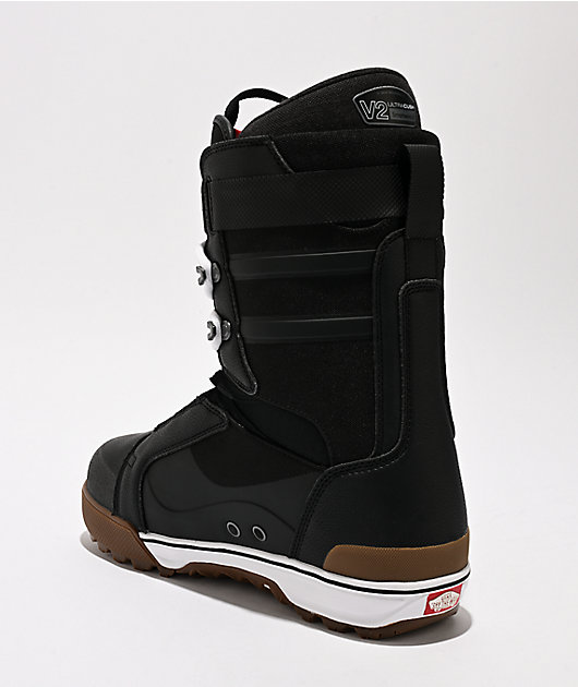 Vans Men's Hi-Standard Pro Black & White Snowboard Boots 2026 | Zumiez