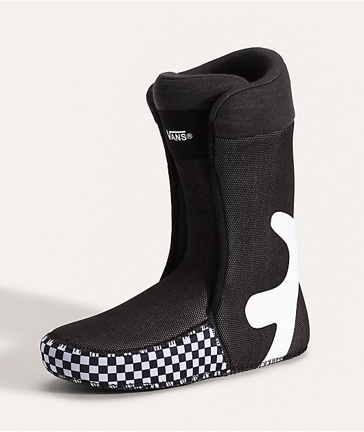 Vans Men's Invado Pro Black & White Snowboard Boots 2026