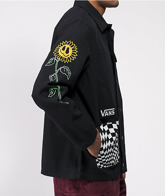 Vans Micro Dazed Drill Black Chore Jacket