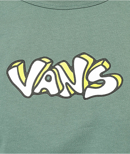 Vans Mini Skate Green Crop T-Shirt