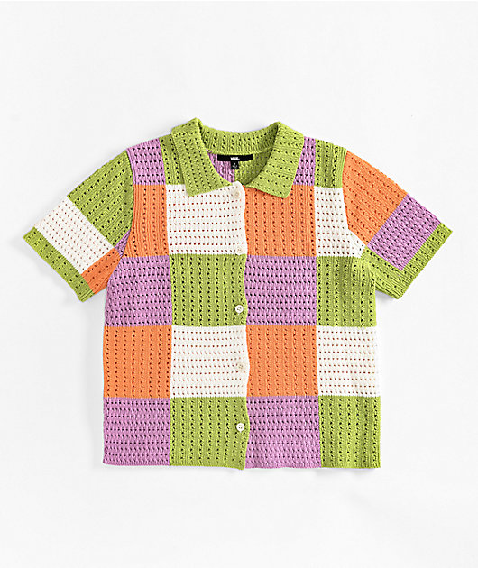 Vans Morrison Checker Sweater Top | Zumiez