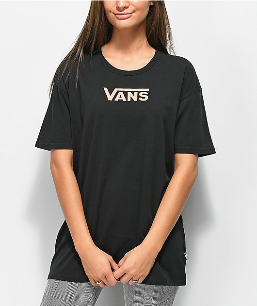 Vans No Club Black Oversized T-Shirt