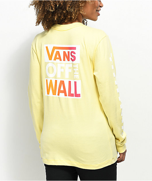 yellow vans long sleeve