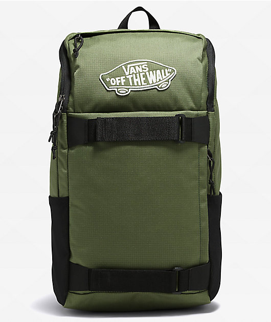 Runs BACK PACKER 8.0 #3−4 Vans Obstacle Bistro Green Backpack | Zumiez