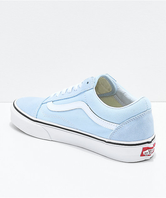 light blue vans shoes