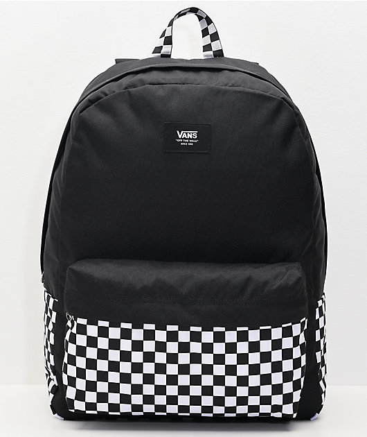 Vans Old Skool Black White Checkerboard Backpack