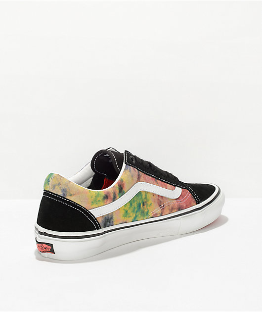 Black and white shop tie dye vans