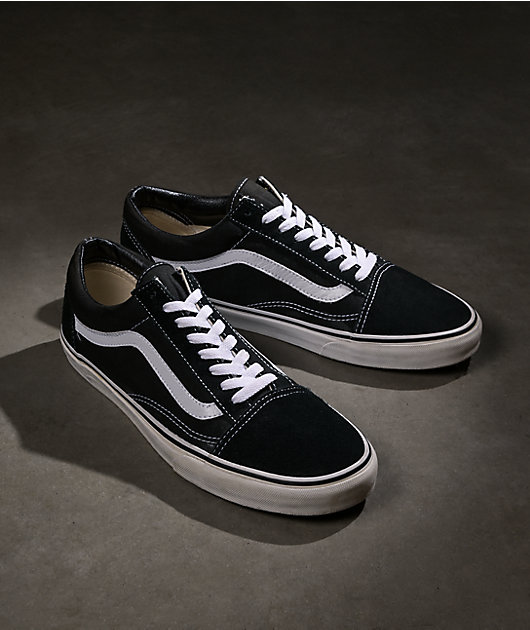 Old skool black and grey vans best sale