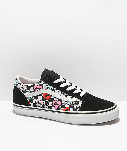 Vans Old Skool Heart Shoes Buy Vans Womens Old Skool Love Hearts