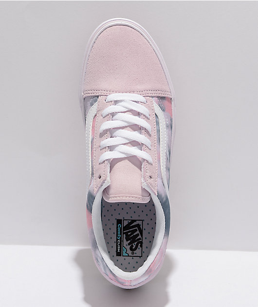 vans shoes pink and purple