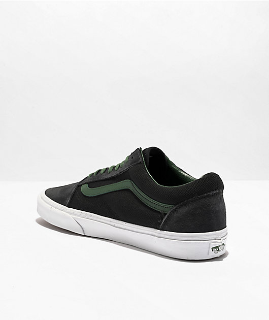 Vans old shop skool green outfit