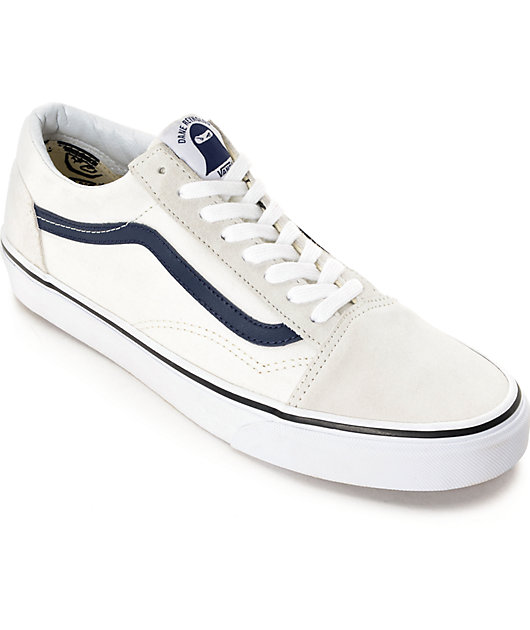 Vans Old Skool Dane Blanc De Blanc zapatos de skate en blanco | Zumiez