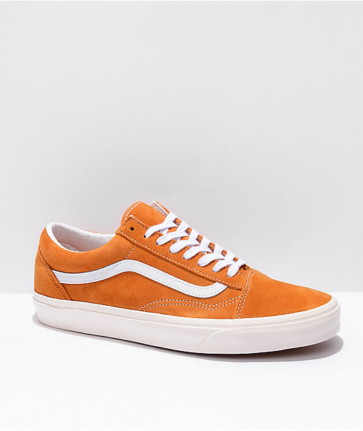 Old school vans orange hotsell