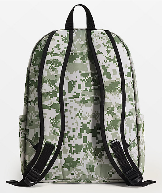 Vans Old Skool Digi Camo Green & Natural Backpack