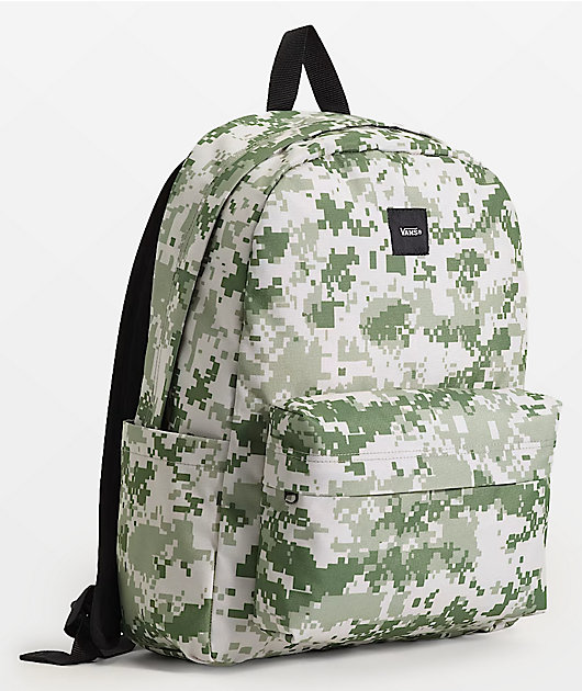 Vans Old Skool Digi Camo Green & Natural Backpack