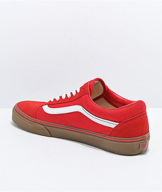 Bemærk falanks Tak for din hjælp Vans Old Skool Formula Red Gum Skate Shoes