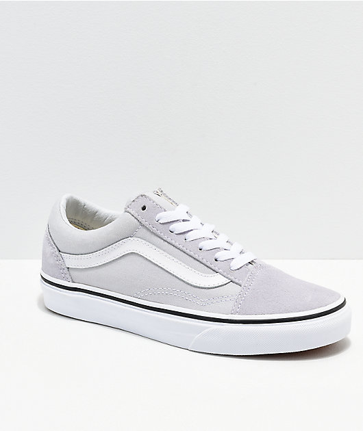 Vans Old Skool Gray, Dawn \u0026 White Shoes 