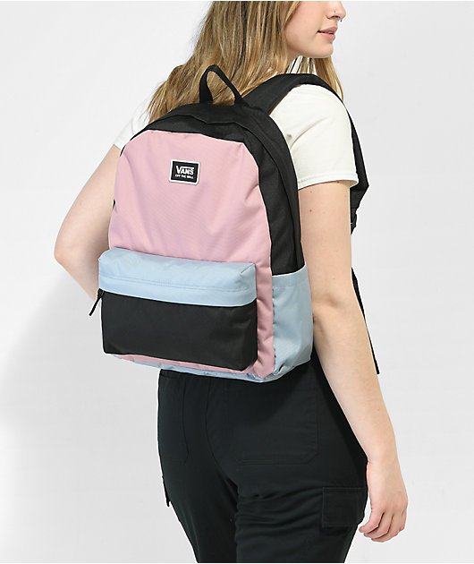 Vans grey and store pink backpack