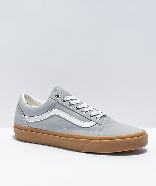 Skool Shoes Grey Vans Old Skool High Top Vans Old Skool High Rise - Main Image