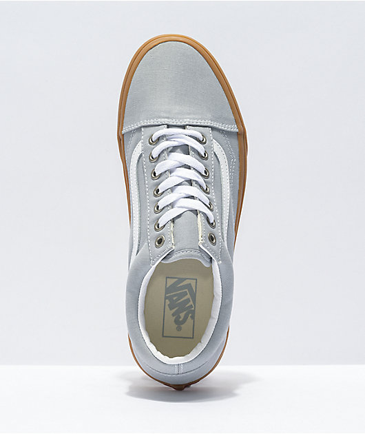 Grey vans old skool high top hotsell