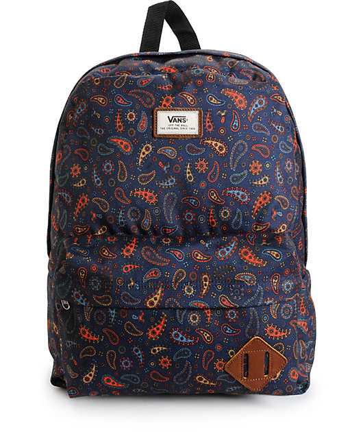 vans paisley backpack