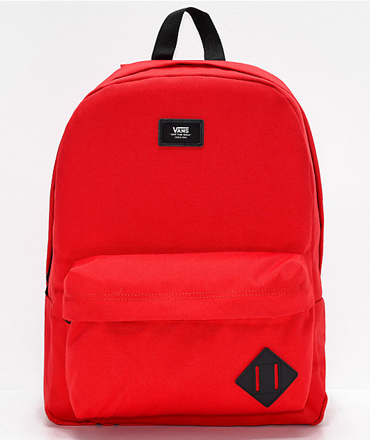 vans red backpack