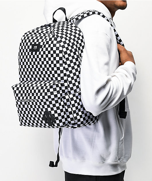 Old Skool III & White Checkerboard Backpack