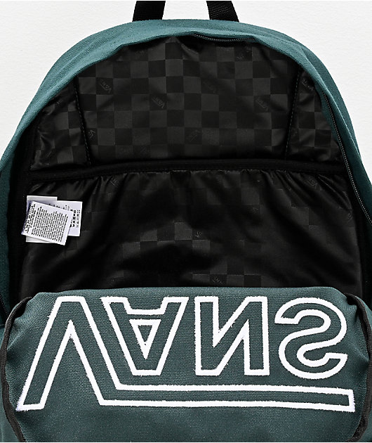 dark green vans backpack