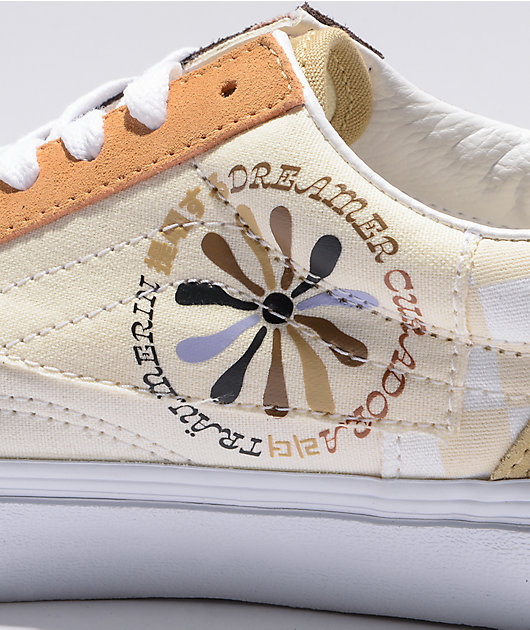 Vans Old Skool International Women’s Day Patchwork & True White Skate Shoes