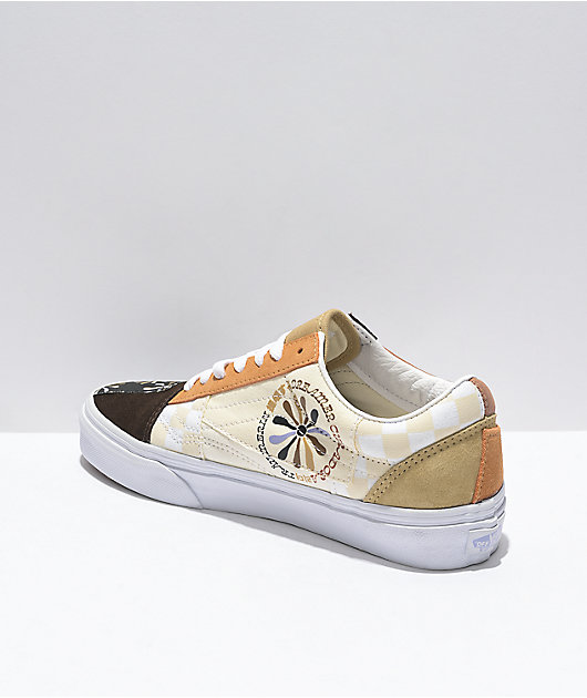 Vans Old Skool International Women’s Day Patchwork & True White Skate Shoes