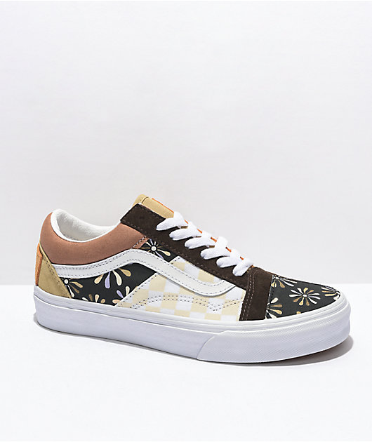 Vans Old Skool International Women’s Day Patchwork & True White Skate Shoes