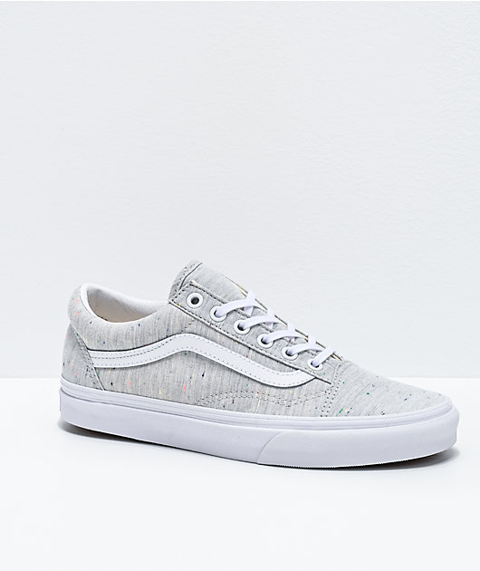 Jersey old skool vans grey on sale