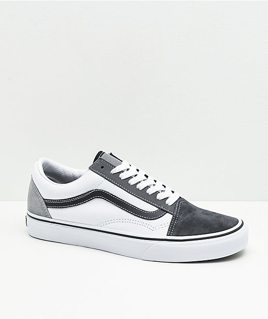 Vans Old Skool Mix & Match Zapatos de skate negros, blancos y grises لبس الاتحاد