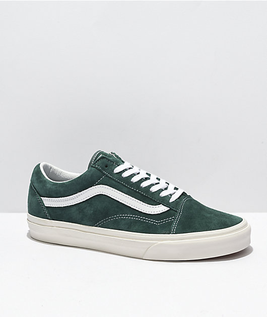 vans green suede shoes