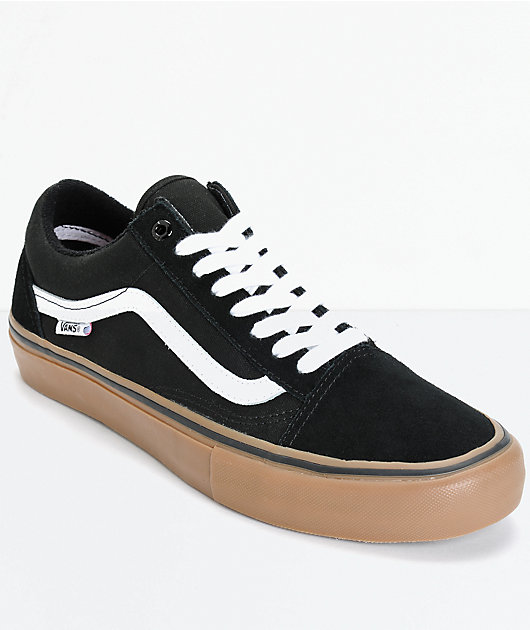 Vans Old Skool Pro zapatos de skate en negro (hombre) | Zumiez