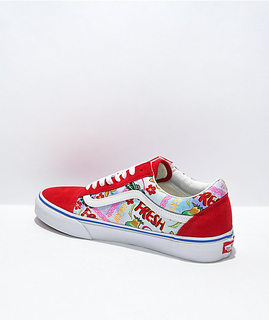 Vans old outlet skool racing red