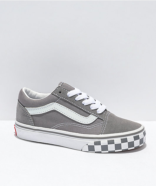 Vans Old Skool Reflective Frost Grey Skate Shoes Zumiez