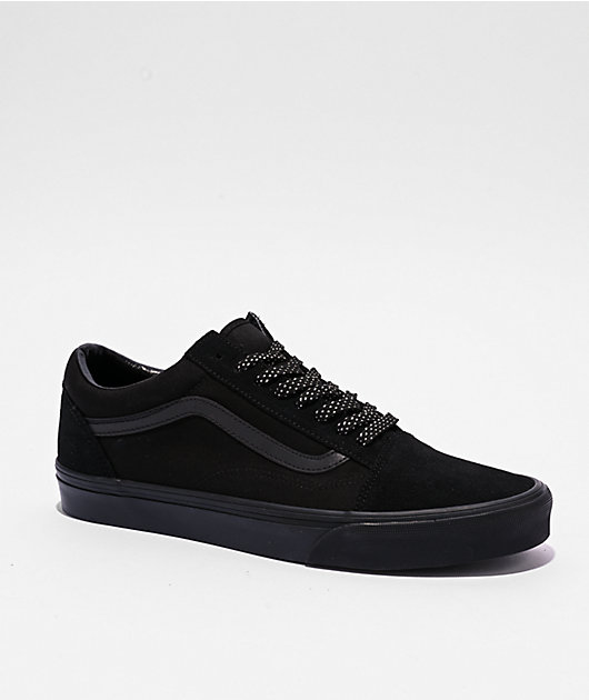 Vans Old Skool Reflective Pop Black Skate Shoes | Zumiez display picture 1