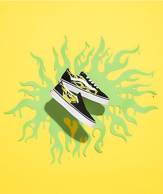 Flame vans yellow best sale